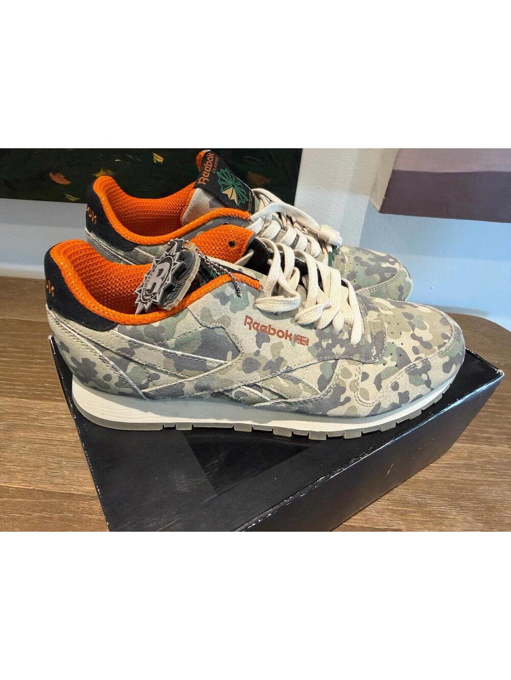 Reebok classic beatnik camo men’s 8.5 nwt